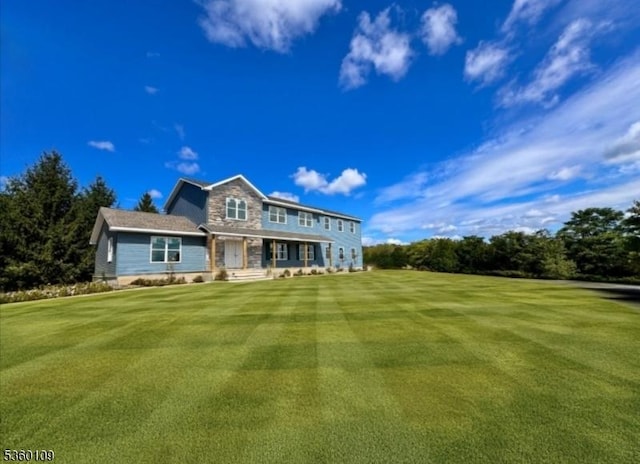 4 Sterling Dr, Wantage Twp, NJ 07461 - view of front facade featuring a front lawn