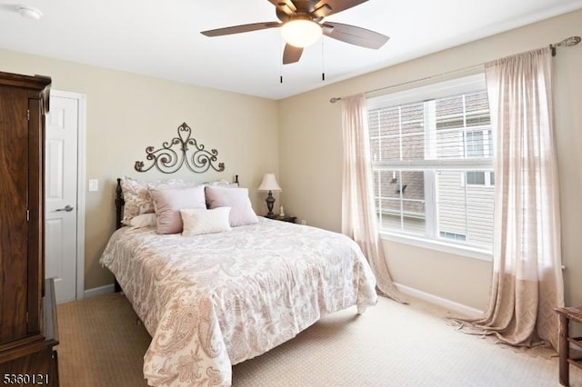 7 Bryant Ct, Franklin Twp, NJ 08873 - carpeted bedroom with baseboards and a ceiling fan