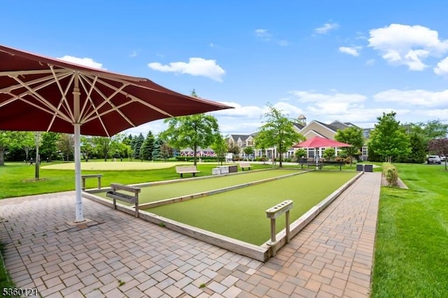 7 Bryant Ct, Franklin Twp, NJ 08873 - view of home's community with a game area and a lawn