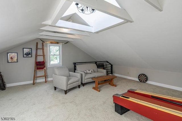 760 Rosemont Ringoes Rd, Delaware Twp, NJ 08559 - bedroom featuring lofted ceiling, carpet, and baseboards
