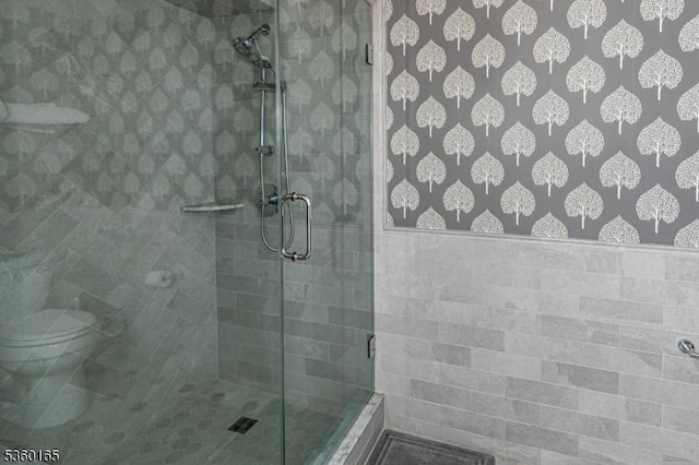 760 Rosemont Ringoes Rd, Delaware Twp, NJ 08559 - bathroom featuring a stall shower and toilet