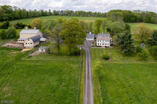 760 Rosemont Ringoes Rd, Delaware Twp, NJ 08559 - overview of rural landscape featuring a tree filled landscape