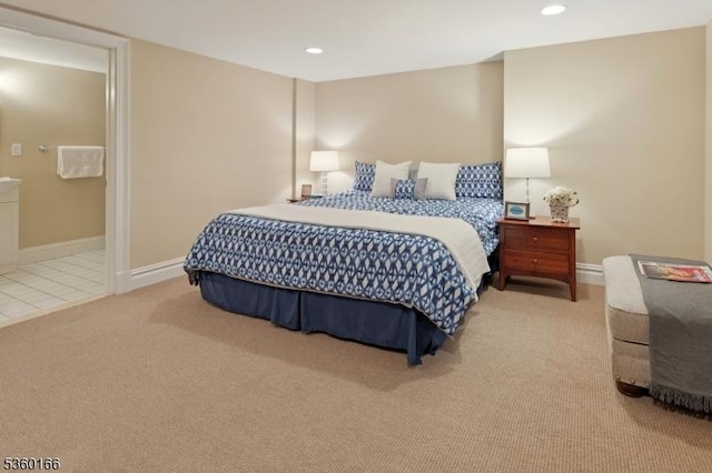 70 Falmouth St, Millburn Twp, NJ 07078 - bedroom with carpet and recessed lighting