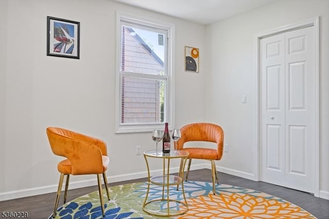 254 Springfield Ave, Rutherford Boro, NJ 07070 - sitting room with wood finished floors and baseboards
