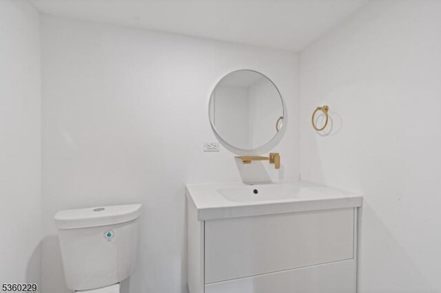 254 Springfield Ave, Rutherford Boro, NJ 07070 - half bath featuring vanity and toilet