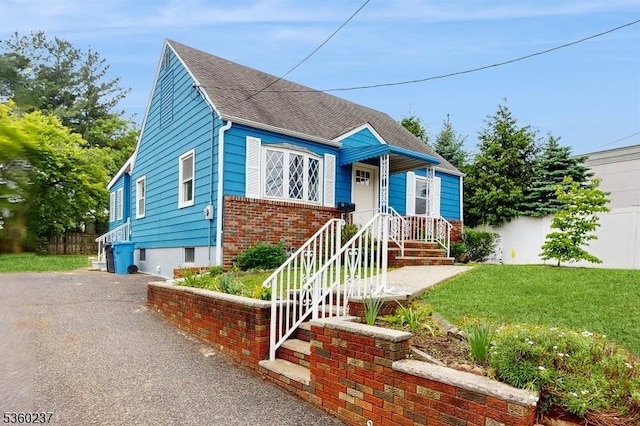 13 Prospect St, Metuchen Boro, NJ 08840 - bungalow-style home with a shingled roof and brick siding
