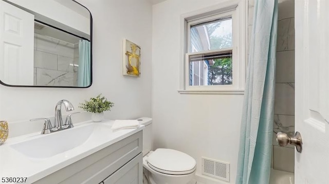 13 Prospect St, Metuchen Boro, NJ 08840 - bathroom with vanity, toilet, and shower / tub combo with curtain