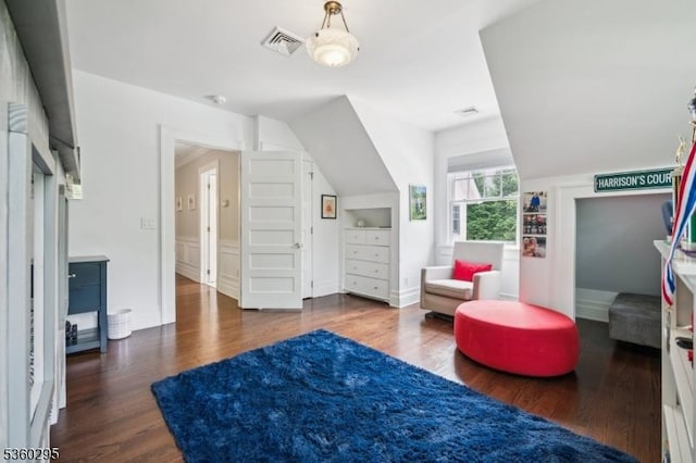 66 Fernwood Rd, Summit City, NJ 07901 - sitting room with lofted ceiling and wood finished floors