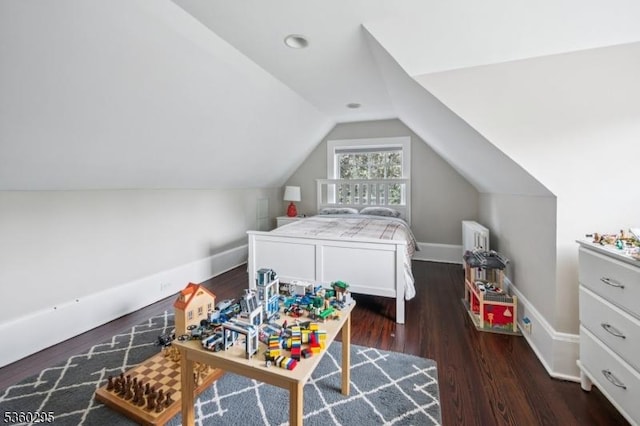 66 Fernwood Rd, Summit City, NJ 07901 - bedroom featuring wood finished floors and lofted ceiling