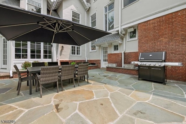 66 Fernwood Rd, Summit City, NJ 07901 - view of patio / terrace with grilling area and outdoor dining space
