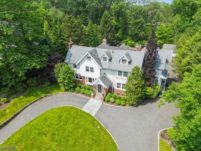66 Fernwood Rd, Summit City, NJ 07901 - view of subject property featuring a forest
