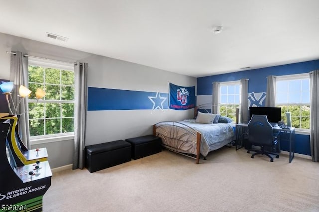 3 Spyglass Hl, Fredon Twp, NJ 07860 - carpeted bedroom featuring a desk and baseboards