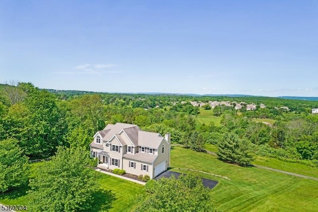 3 Spyglass Hl, Fredon Twp, NJ 07860 - view from above of property featuring a heavily wooded area