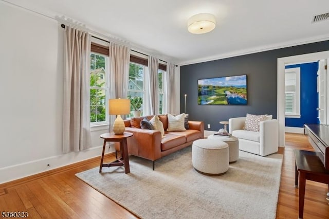 51 S Pierson Rd, Maplewood Twp, NJ 07040 - living room with wood finished floors and ornamental molding