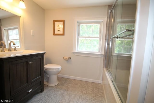 89 Leffler Hill Rd, Raritan Twp, NJ 08822 - bathroom featuring plenty of natural light, vanity, and enclosed tub / shower combo
