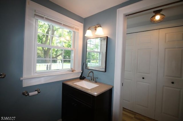 89 Leffler Hill Rd, Raritan Twp, NJ 08822 - bathroom featuring vanity and a closet