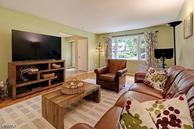 17 Druid Hill Dr, Parsippany-Troy Hills Twp, NJ 07054 - living area featuring baseboards