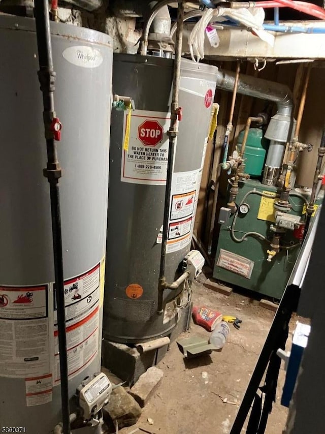 53 Glenwood Ave, City Of Orange Twp, NJ 07050 - utility room with water heater