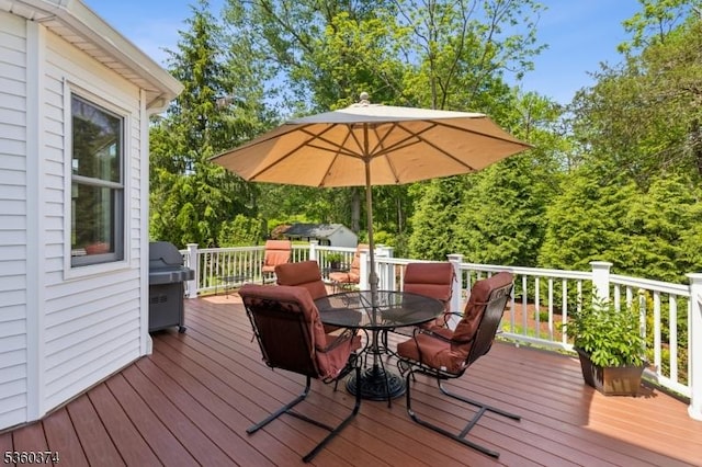 17 Steeple Chase Ct, Bedminster Twp, NJ 07921 - wooden terrace featuring outdoor dining area and area for grilling