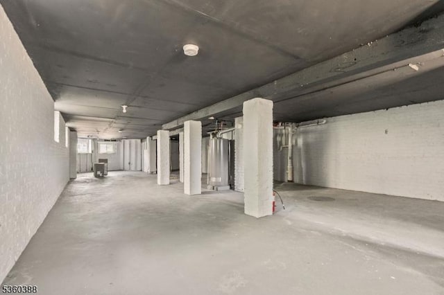 261 22nd St, Irvington Twp, NJ 07111 - below grade area with water heater
