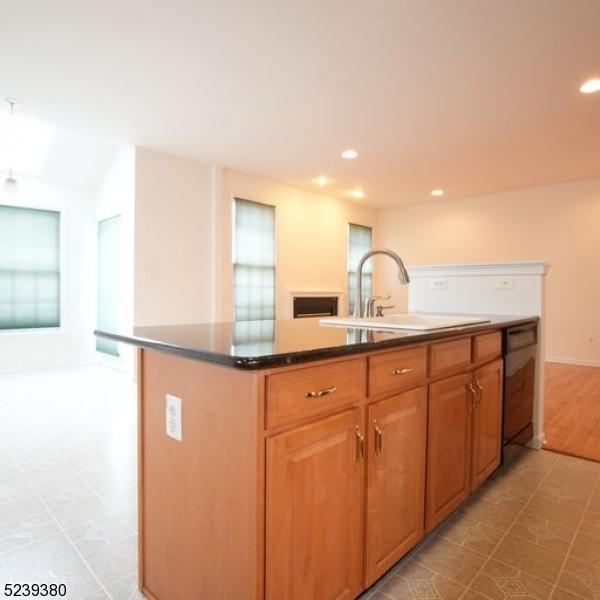 12 Hudson Dr, Bernards Twp, NJ 07920 - kitchen featuring a sink, black dishwasher, a center island with sink, open floor plan, and recessed lighting