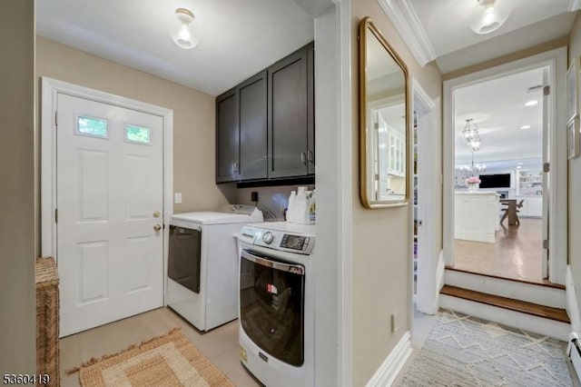 325 Hobar Ct, Franklin Lakes Boro, NJ 07417 - washroom with cabinet space and washer and dryer