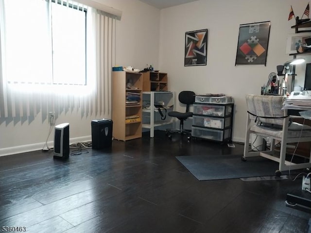 281 Reynolds Ter Unit 24, City Of Orange Twp, NJ 07050 - home office featuring wood finished floors and baseboards