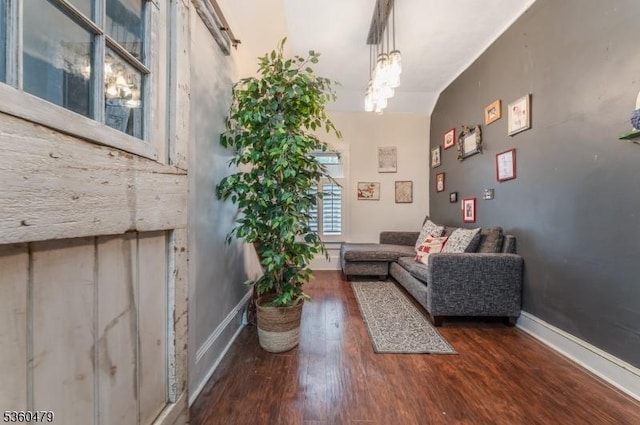 44 Main St, Califon Boro, NJ 07830 - living area featuring wood finished floors and baseboards