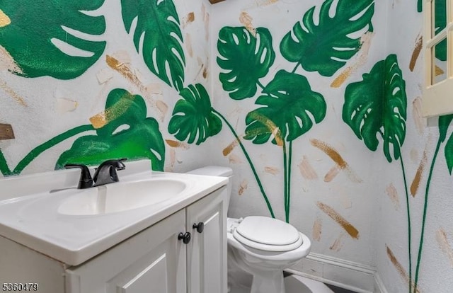 44 Main St, Califon Boro, NJ 07830 - bathroom with vanity and toilet
