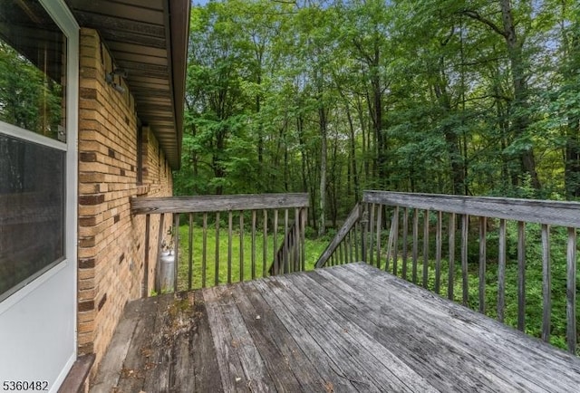 125 Free Union Rd, Liberty Twp, NJ 07823 - view of wooden deck