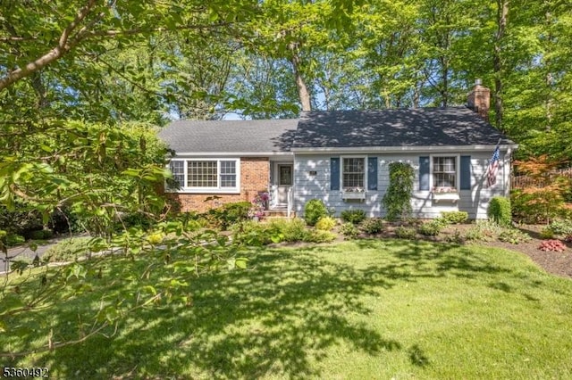 107 Shady Ln, Randolph Twp, NJ 07869 - view of front of home featuring a front lawn