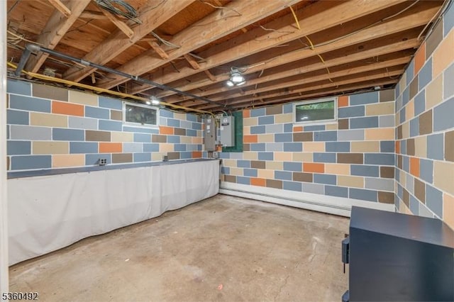 107 Shady Ln, Randolph Twp, NJ 07869 - unfinished basement featuring electric panel