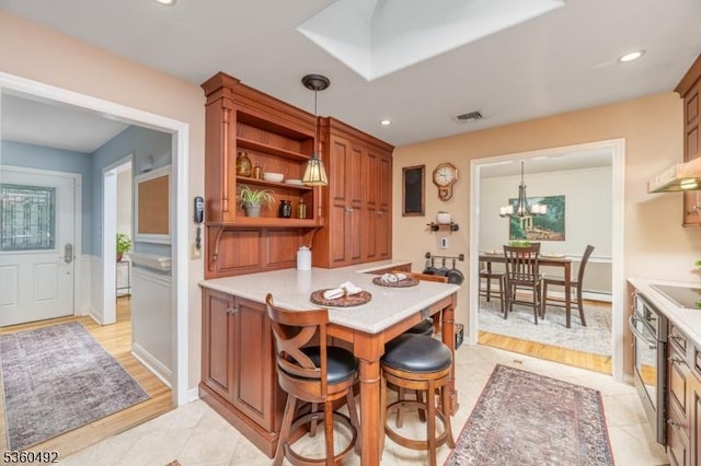 107 Shady Ln, Randolph Twp, NJ 07869 - dining space featuring recessed lighting and a chandelier