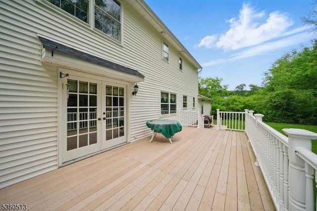 15 Fox Run, Parsippany-Troy Hills Twp, NJ 07834 - deck with french doors