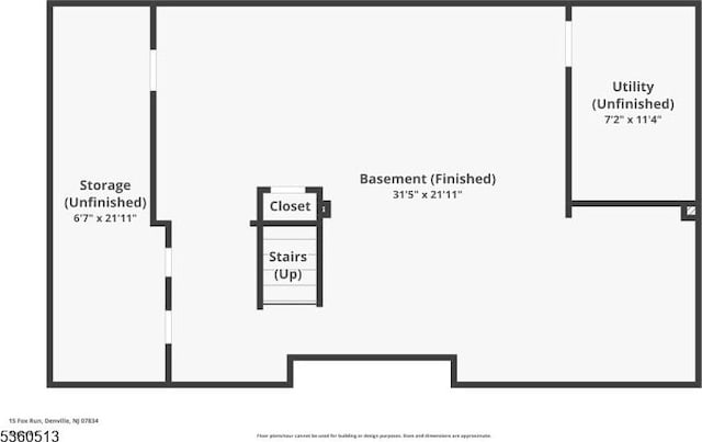 15 Fox Run, Parsippany-Troy Hills Twp, NJ 07834 - floor plan / room layout