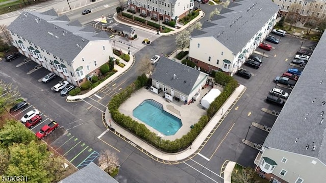 1007 Cunningham Ct Unit 1007, Belleville Twp, NJ 07109 - drone / aerial view of a pool area