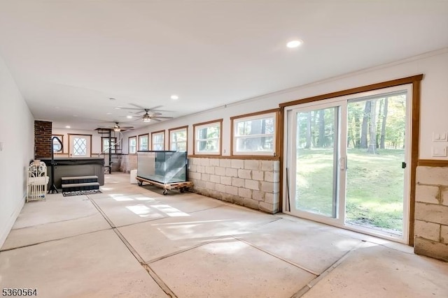 37 King George Rd, Warren Twp, NJ 07059 - unfurnished sunroom with a hot tub and plenty of natural light