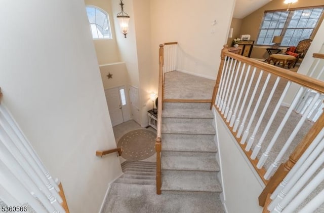 6 Apgar Ct, Raritan Twp, NJ 08822 - stairway with carpet flooring and baseboards