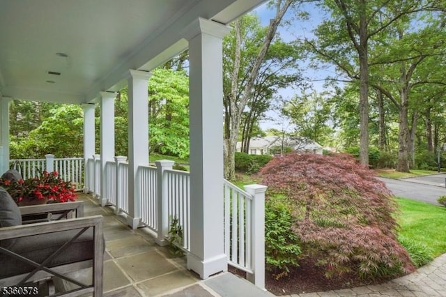 5 Barry Ln, Millburn Twp, NJ 07078 - view of porch