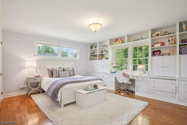 5 Barry Ln, Millburn Twp, NJ 07078 - bedroom featuring light wood-style flooring, ornamental molding, and baseboards