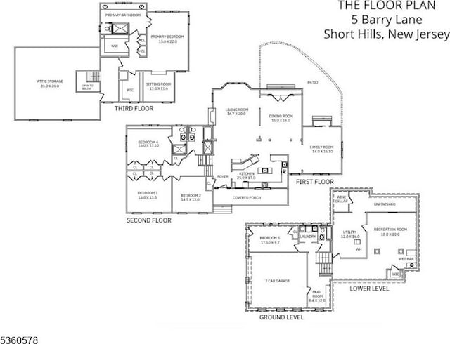 5 Barry Ln, Millburn Twp, NJ 07078 - room layout