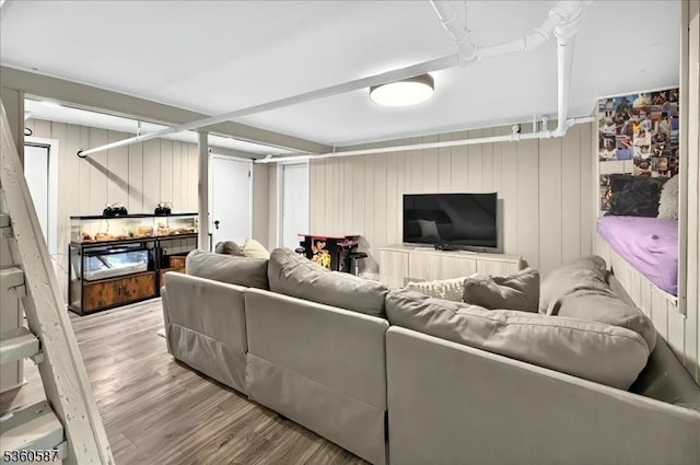 246 Park Ave, Allendale Boro, NJ 07401 - living room featuring wood finished floors