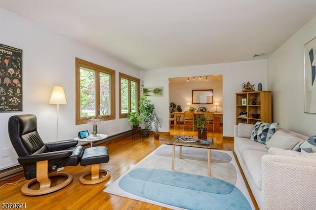 81 Coppermine Rd, Franklin Twp, NJ 08540 - living room featuring wood finished floors