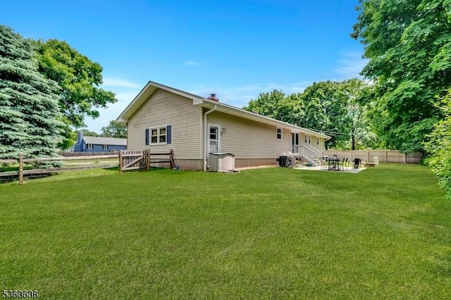 11 Anne St, Hillsborough Twp, NJ 08844 - rear view of property with a patio