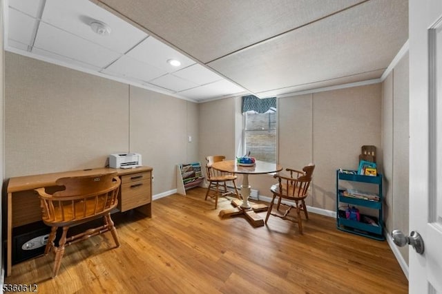 143 Oak St, Bridgewater Twp, NJ 08807 - office with wood finished floors and baseboards