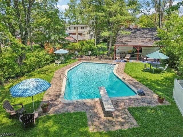 29 Union Ave, New Providence Boro, NJ 07974 - outdoor pool featuring a patio area