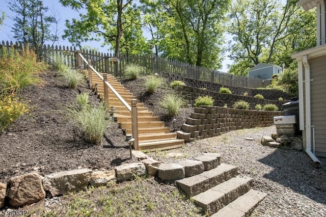 51 E Main St, High Bridge Boro, NJ 08829 - view of yard with stairway
