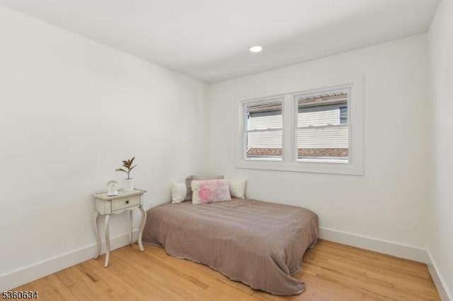 541 Westfield Rd, Scotch Plains Twp, NJ 07076 - bedroom with baseboards, light wood-style floors, and recessed lighting