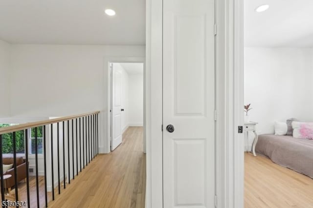 541 Westfield Rd, Scotch Plains Twp, NJ 07076 - corridor featuring light wood-style floors and recessed lighting
