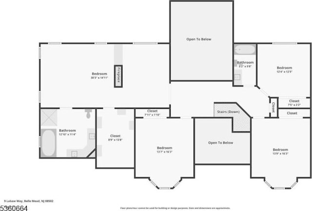 9 Labaw Way, Montgomery Twp, NJ 08502 - room layout
